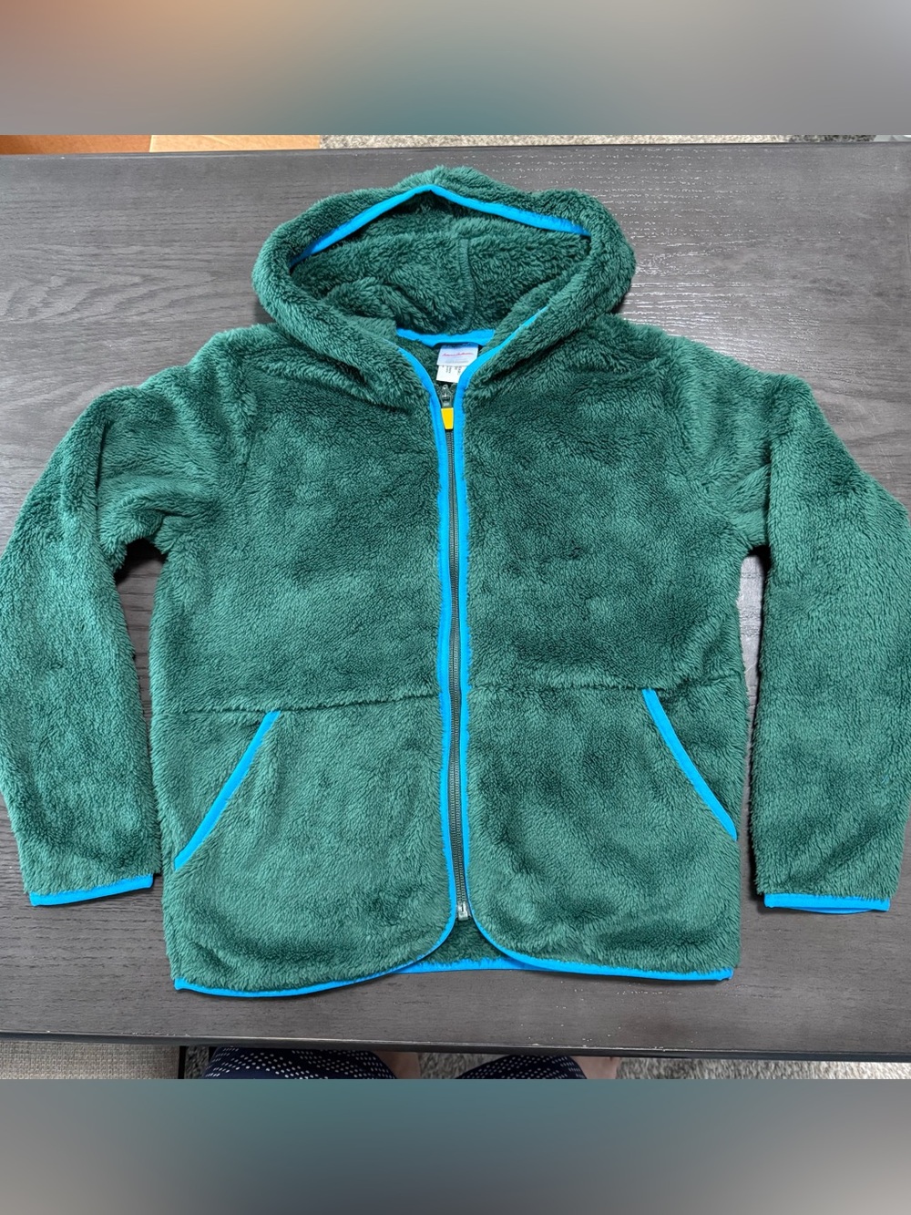 Hanna Andersson Kids Solid Marshmallow Green Jacket‎ Size 10 (140 cm) Unisex